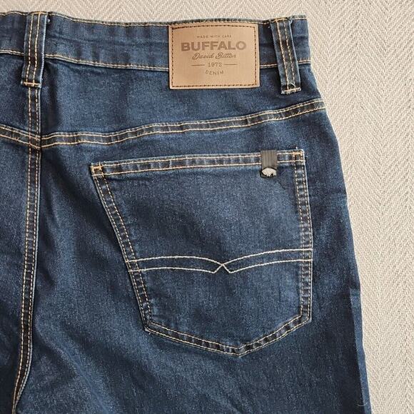 Buffalo By David Bitton Men's Size W34 L32 Slim Boot King Stretch Fit Jeans NWT - Picture 11 of 15